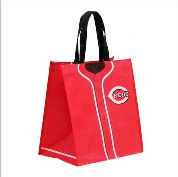 Wholesale Cheap Eco Reusable Laminated Folding Foldable Promotional Woven Shopping