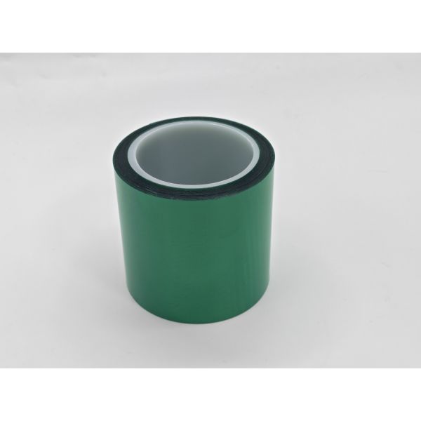 Heat Resistant Green Lamination PET Tape with 100μm thickness for Optical Film Lamination Protecting
