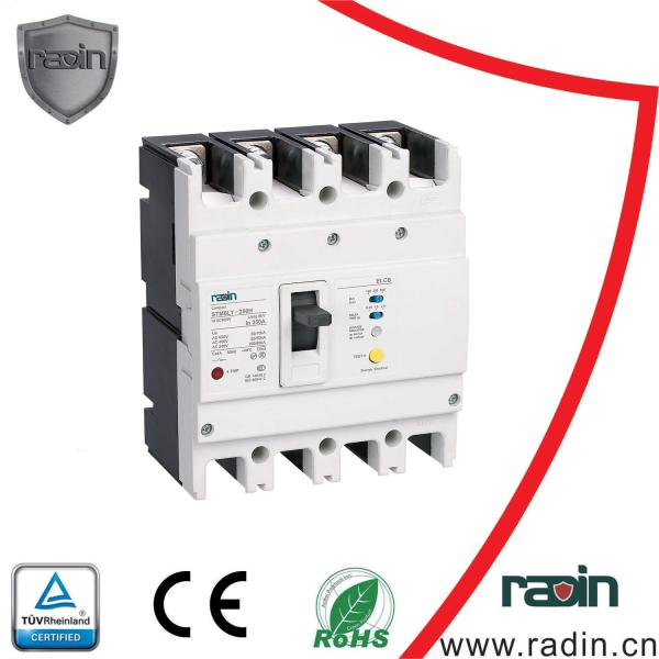 Current Limiting Capacity Adjustable MCCB Earth Leakage Circuit Breaker ELCB