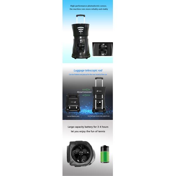 Пусковая установка S3015 машины теннисного мяча мощьности импульса с внешней батареей 