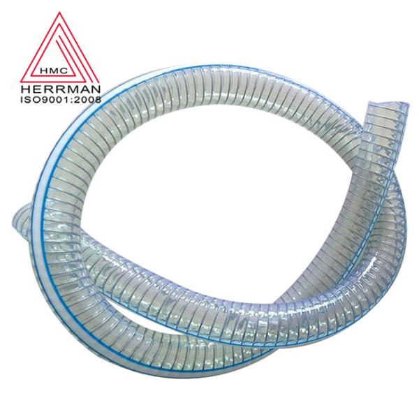 PVC Steel Wire Hose Clear Spring Reinforced Hose for Agricultural Equipment