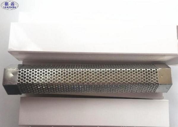 Pellet 12 / 6“ Smoking Tube For BBQ , Corrosion Resistant Perforated Metal