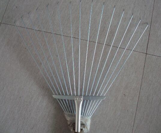 15T Aluminum Handle Adjustable Steel Rake Ideal for DIY Grade Gardening Tasks