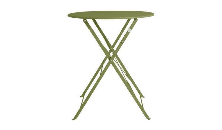 Stylish Metal Steel Garden Set for Patio Garden Cottage W80xD68xH82cm Outdoor Bistro Set