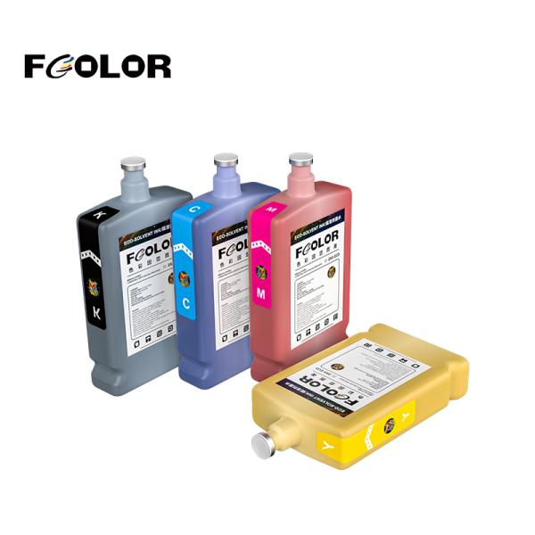 High Quality 500ml-1l Eco-Solvent Printing Ink Compatible With Galaxy Epson Dx4 Dx5 Dx11 Printhead Machine