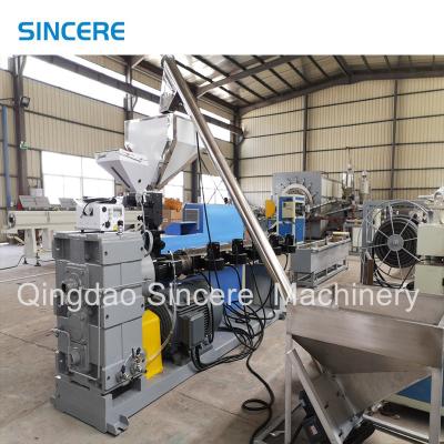 250-380kg/H Plastic Flake Pelletizing Line PVC PP PE ABS Granules Making Machine