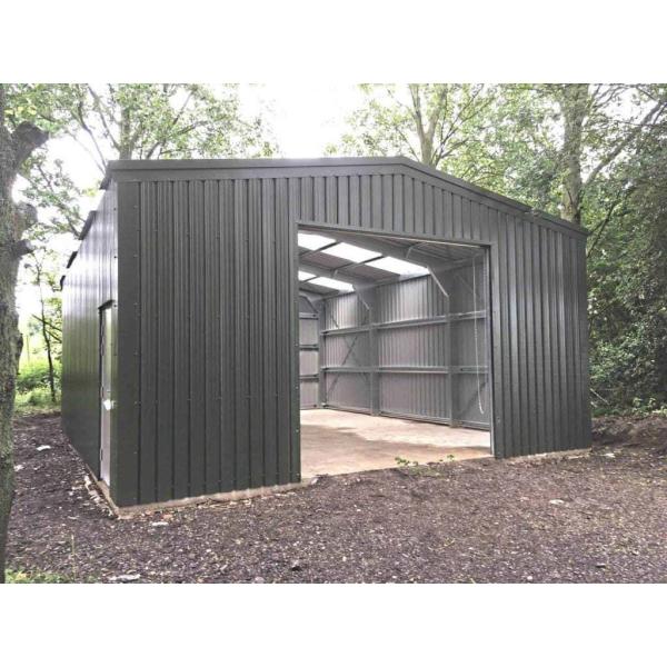 Simple and Prefabricated Steel Car Garage for Agricultural Vehicles Wall Stud JY229