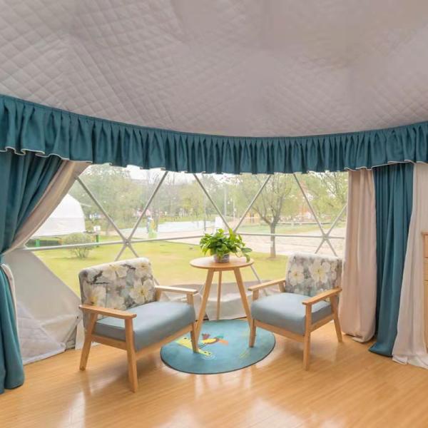 Outdoor Camping Hotel Homestay Star Room Ball Tent Bubble House Combination with PC and More