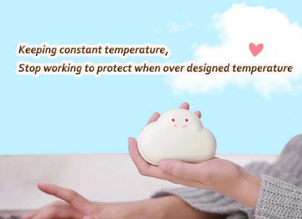 New Fashion Gift 3600mah Mini Cloud Hand Warmer Mobile charger Power Bank