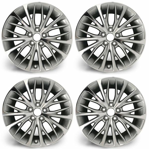 OEM Alloy Replica Machined Wheel Rim 75221A For 18-22 Toyota Camry