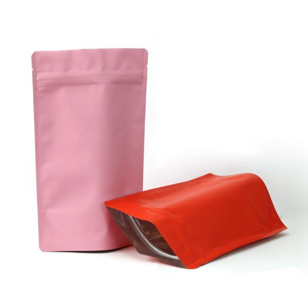 White Matt Gravure 50g Aluminium Foil Zip Lock Bag Aluminium Spout Pouch Smell Proof