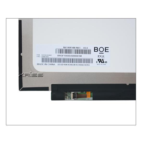 IPS LCD 14 дюймовый экраны для ноутбуков NV140FHM-N61 72% NTSC FHD 1920x1080 EDP 30Pins