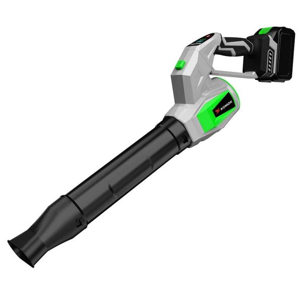 Wholesale 21V Cordless Leaf Blower Manufacturer | 550W Brushless Ducted Fan 535CFM Electric Blower with 180° Rotatable Handle & Smart LED Display | OEM ODM Supplier