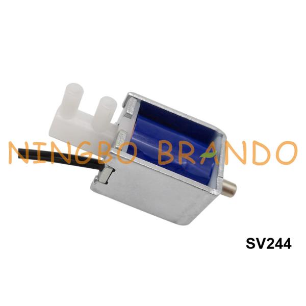 DC клапана соленоида 6V пластикового пути воздуха 3 воды мини 12V 24V