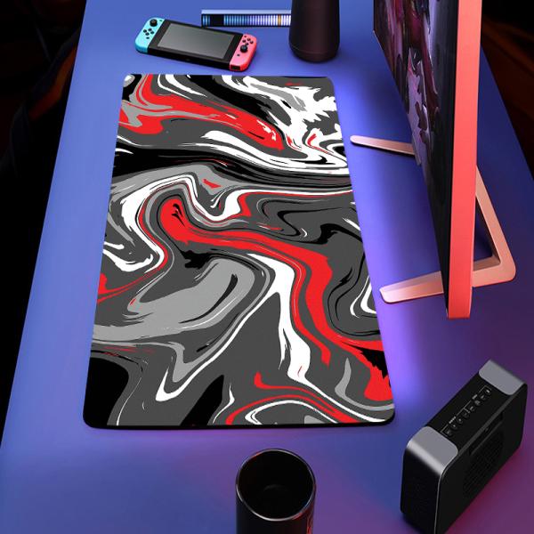 Customized Natural Rubber Portable Gaming Mouse Pad with CMYK RGB Sublimation Printing