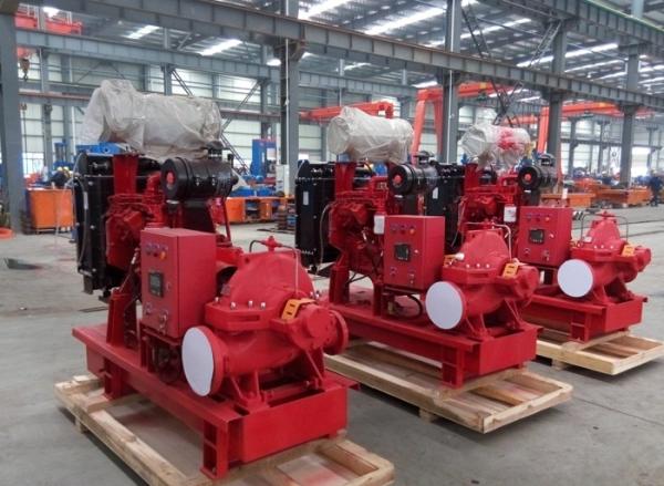 500-750gpm 60-100m Head Fire Water Booster Pump Diesel Engine Driven Fire Water Pump