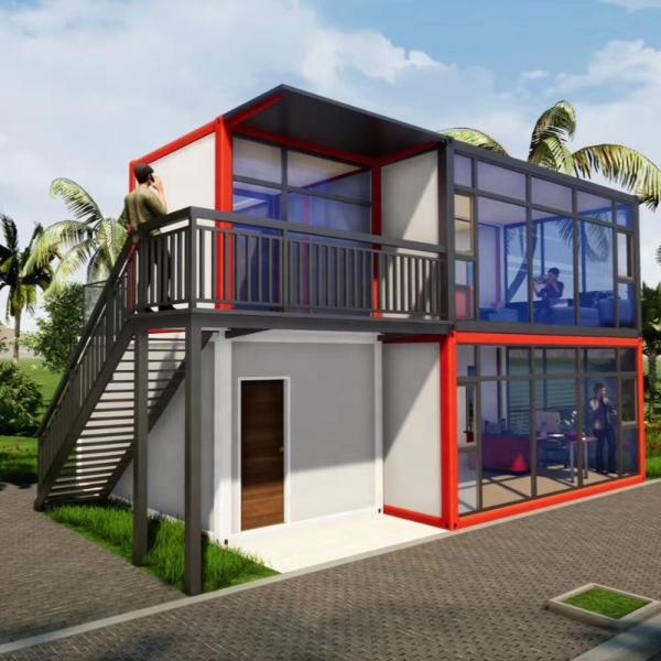 Zontop Modern Luxury Quick Concrete Model Design Office Container Portable House Hotel Modular Homes Big Living Houses