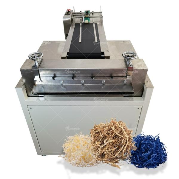 Electric Crinkle Cut Shredded Paper Machine for Gifts Decoration 190kg Machine Weight