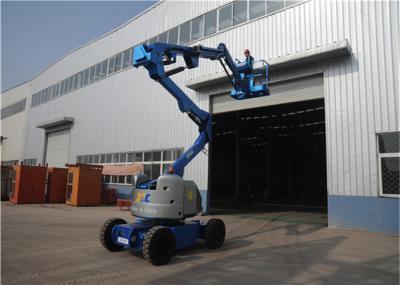 4*4 Drive  Telescopic Boom Lift Solid Non Marking Tires Anti Collision Safe Guardrail