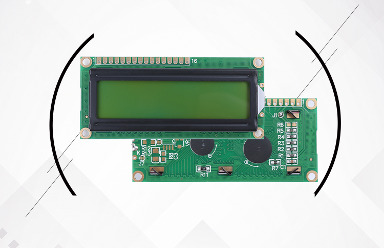 LED Character LCD Display 16 Pin 16 * 2 LCD Panel Module Customized