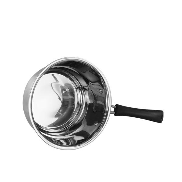 Home kitchenware stainless steel cooking pot bakelite handle casserole milk pot