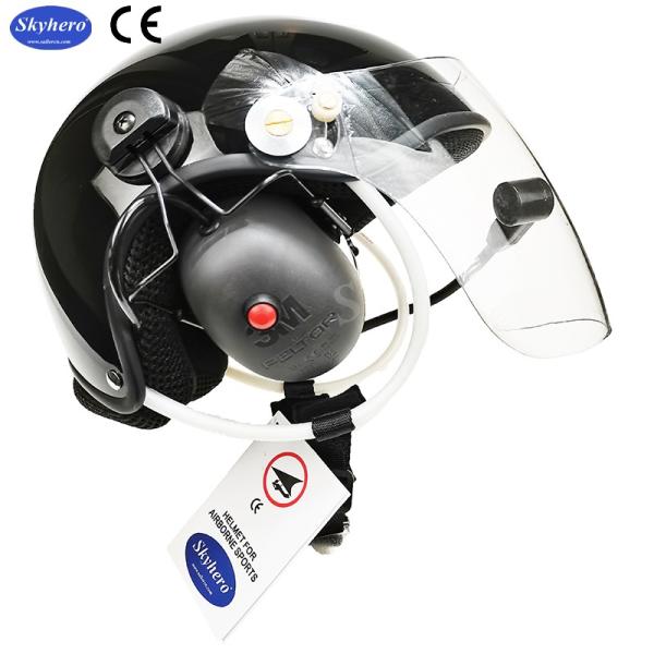 EN966 Paramotor helmet with high noise cancel headset 3M Powered paragliding helmet PPG helmet