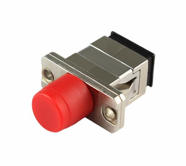 Low Insertion Loss FC To SC Fiber Adapter Coupler Fast Connecter Metal Housing
