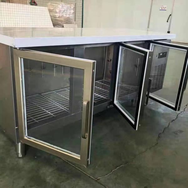 Direct Cooling Stainless Steel Freezers Refrigeration Facilities 1380L