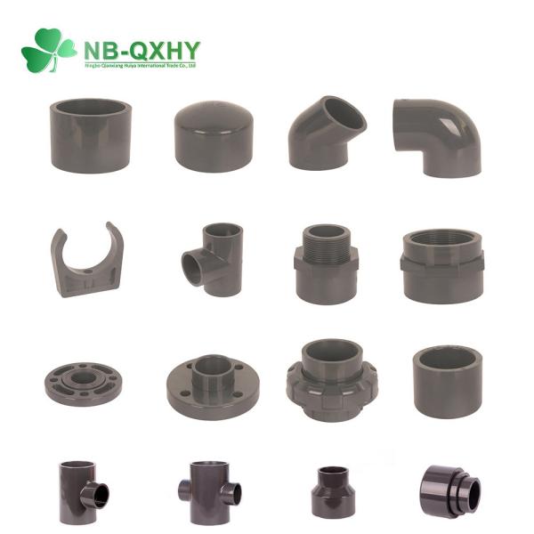 25mm-225mm Fitação de tubos de PVC cinza Pn16 DIN Van Stone Flange para transporte de fluidos