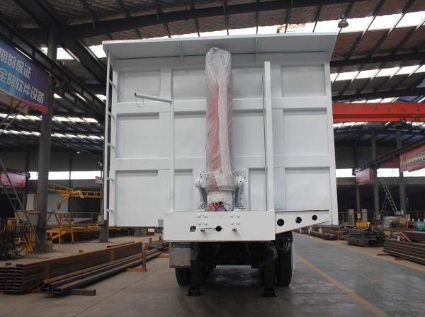 100 toneladas de eixos duplos em forma de U End Rear Tipper Dumper Semi Truck trailer para no mercado