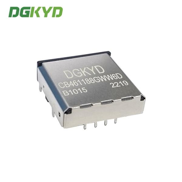DGKYDCB461188GWW6DB1075 Submersible RJ45 Connector Ultra Thin Interface LCP Material Without Filter 8P8C SMT