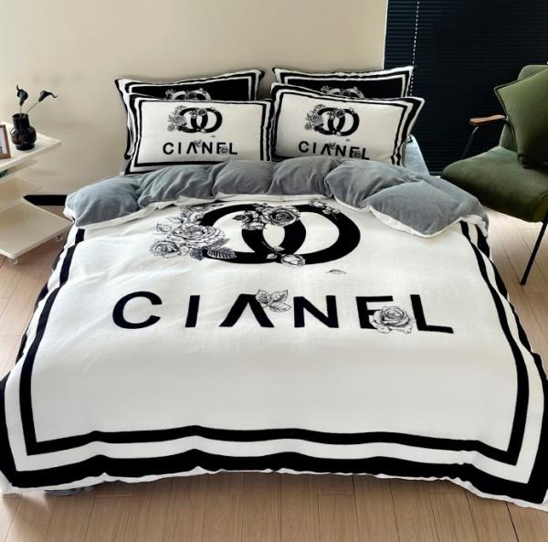 1 cubierta 1 hoja plana 2 fundas de almohada Set de ropa de cama de seda de hielo para adultos cubierta de cama en casa