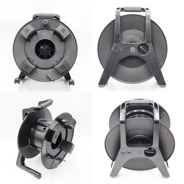 Black Outdoor Cable Rollers 300M 250M 200M 150M 100m LC To LC Fiber Patch Cord Extension Cable Reel