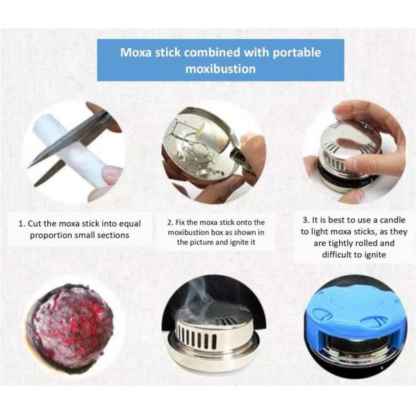 1.8cm Diameter Moxa Stick Bundle for Moxibustion Therapy GB15979-2002 Safety Standard