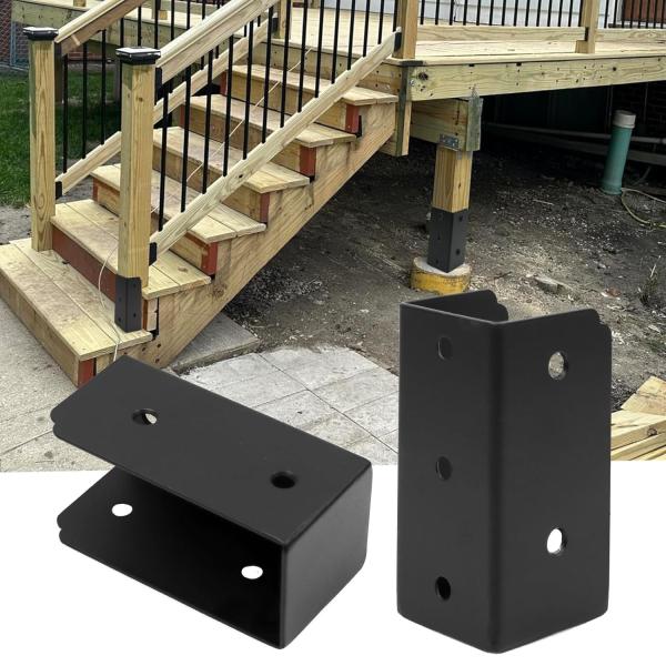 Deck Railing Bracket and Deck Baluster Attachments with Up To 200 Lbs Weight Capacity