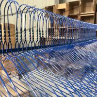 16inch 14.5 Gauge Hangers Dry Cleaners Disposable  Blue Color