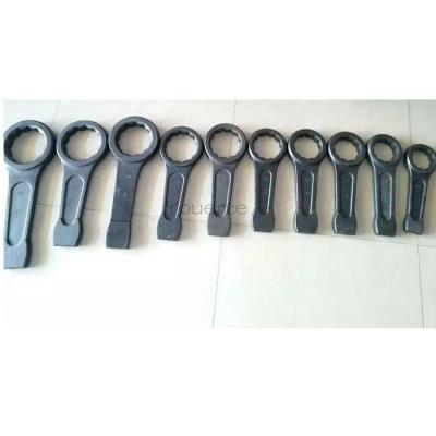 End Striking Impact Slogging Ring Spanner Carbon Steel Wrench Hand Tool