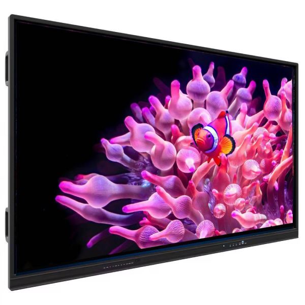 75-Inch 4K Resolution 40-Point Touch Interactive Flat Panel Smart Whiteboard for Classroom Use