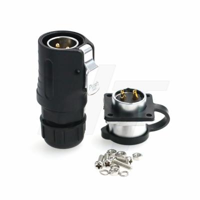 2 Pin Waterproof Power Connector Male Cable Plug Female Panel Socket For RV Solar Port Furrion Solar Charge