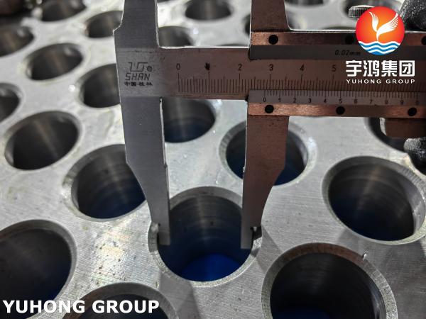 ​​ASME VIII Certified Gr.70N Tubesheet (Normalized) 100% UT/PT Inspection for LNG Heat Exchangers