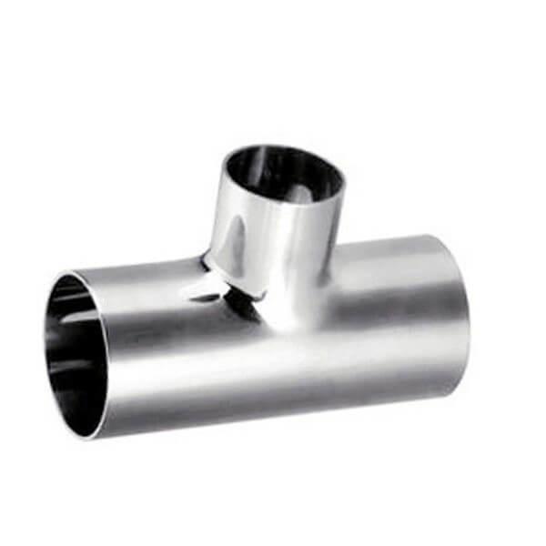 Straight Reducing Tee Sanitary Pipe Fittings And Valves ASME BPE Standard