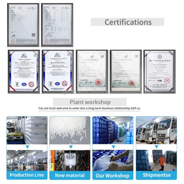 1.5KG Chemical Blue 30l Plastic Drum With Handle 360*300*410mm