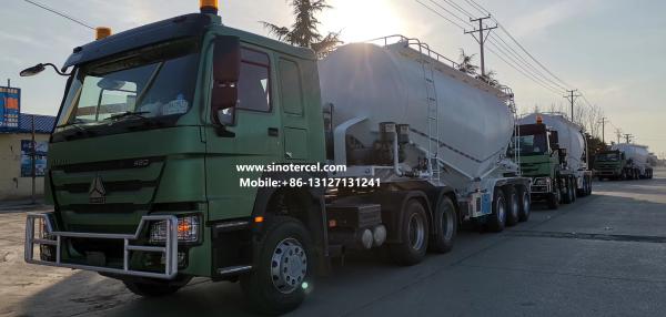 40CBM Tank 3Axle 12Wheel Powder Tanker Semi-trailer suitable for bulk powder transporter efficient for powder transport trailer operations