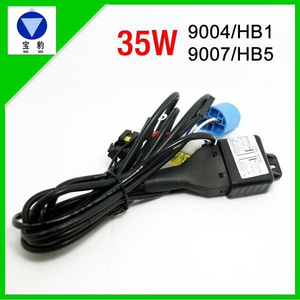 35W 9004/HB1/9007/HB5 Hi/Lo Beam Bi-xenon Relay Harness