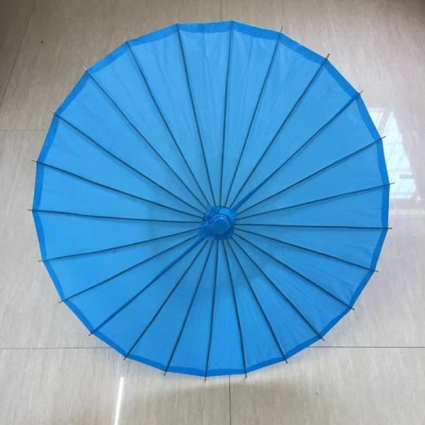 Handmade Props White Japanese Paper Umbrella with Customized Designs Logo Printing