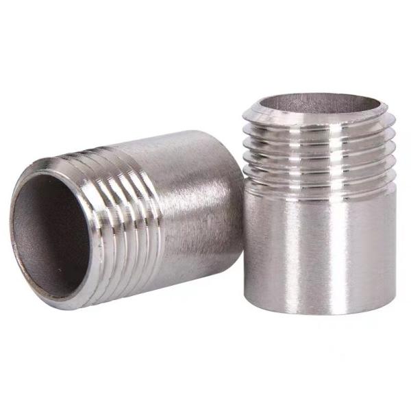 Stainless Steel NPT DIN BSP Male Threaded Nipples 1/8-4 for Equal Pipe Fittings