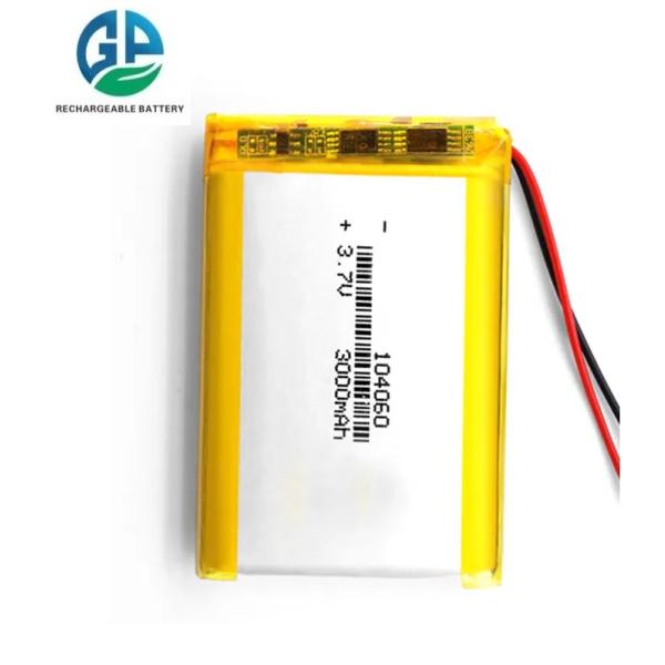 Rechargeable Lithium Polymer Battery 3000mah 104060 3000mAh 3.7v Lipo Battery