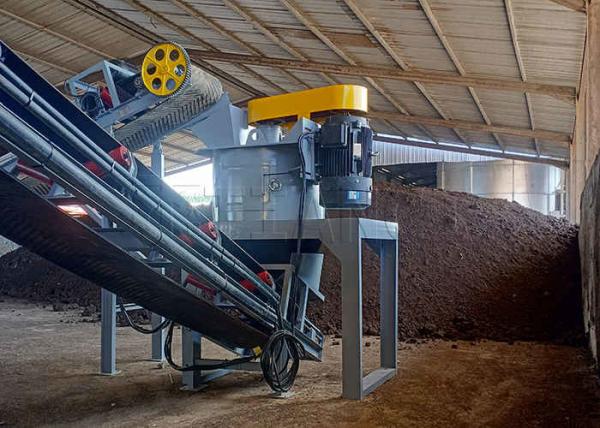 Biofertilizer Powder Line Animal Manure Organic Fertilizer Powder Production Line