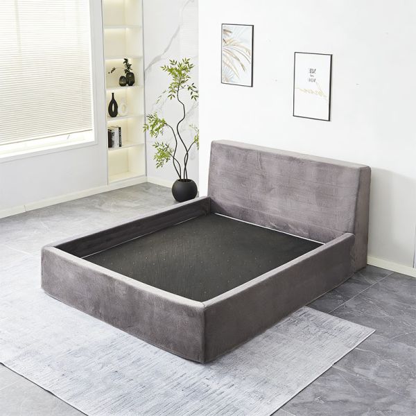 Space Saving Durable Bed With Removable Cover Breathable Fabric Vacuum Compressed Roll Foam Bed Box For Bedroom Villa Home
