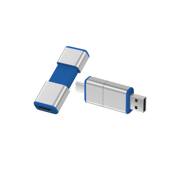 All Passed H2 USB + Type C USB Flash Drive Can OEM Logo One Usb Body